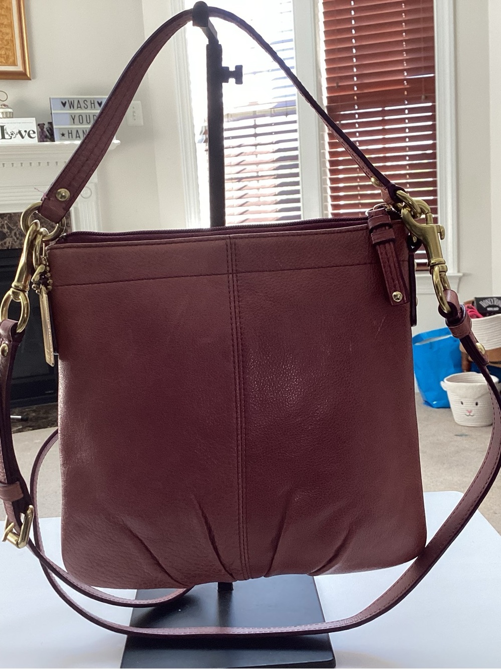 Coach Brooke Pleated Leather Crossbody Bag  E0973-43112
